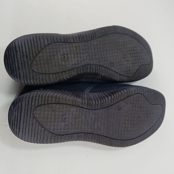 NWOT Men's Navy Blue Canvas Lace-Up Casual Shoes, Sport Fashion Sneakers 10 - Picture 12 of 13